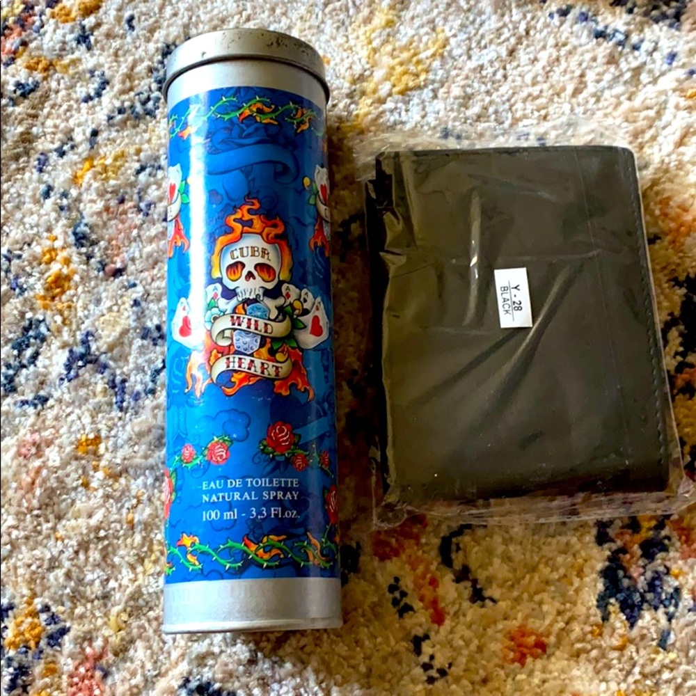 Cuba original and black wallet for men